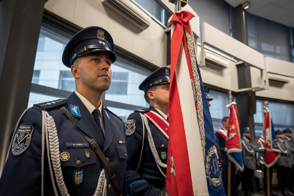 Oddział IPN w Katowicach został uhonorowany Medalem za Zasługi dla Ogólnopolskiego Stowarzyszenia „Rodzina Policyjna 1939 r.” z siedzibą w Katowicach – Katowice, 13 września 2024 r. Fot.: IPN K. Łojko