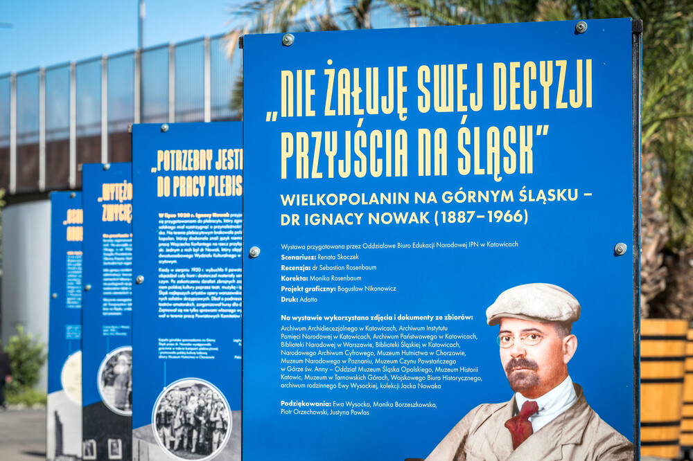 Otwarcie wystawy „Wielkopolanin na Górnym Śląsku – dr Ignacy Nowak (1887-1966)” – Chorzów, 20 września 2024. Fot.: IPN K. Łojko