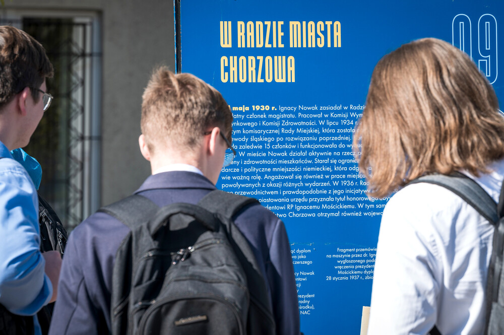 Otwarcie wystawy „Wielkopolanin na Górnym Śląsku – dr Ignacy Nowak (1887-1966)” – Chorzów, 20 września 2024. Fot.: IPN K. Łojko