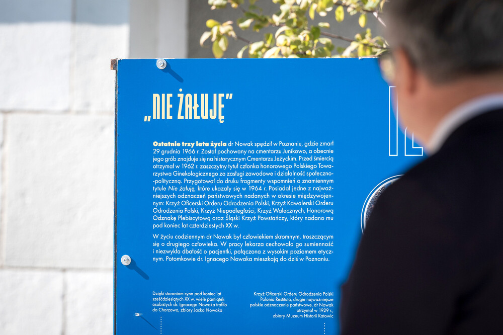 Otwarcie wystawy „Wielkopolanin na Górnym Śląsku – dr Ignacy Nowak (1887-1966)” – Chorzów, 20 września 2024. Fot.: IPN K. Łojko