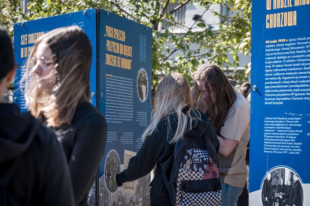 Otwarcie wystawy „Wielkopolanin na Górnym Śląsku – dr Ignacy Nowak (1887-1966)” – Chorzów, 20 września 2024. Fot.: IPN K. Łojko