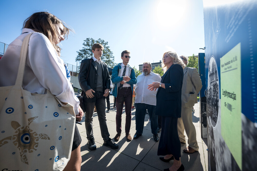 Otwarcie wystawy „Wielkopolanin na Górnym Śląsku – dr Ignacy Nowak (1887-1966)” – Chorzów, 20 września 2024. Fot.: IPN K. Łojko