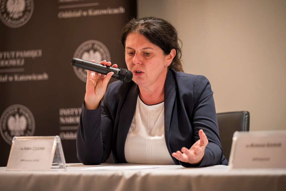 Dr Anna Czocher (Oddział Instytutu Pamięci Narodowej w Krakowie, Uniwersytet Papieski Jana Pawła II w Krakowie). Fot.: IPN K. Łojko