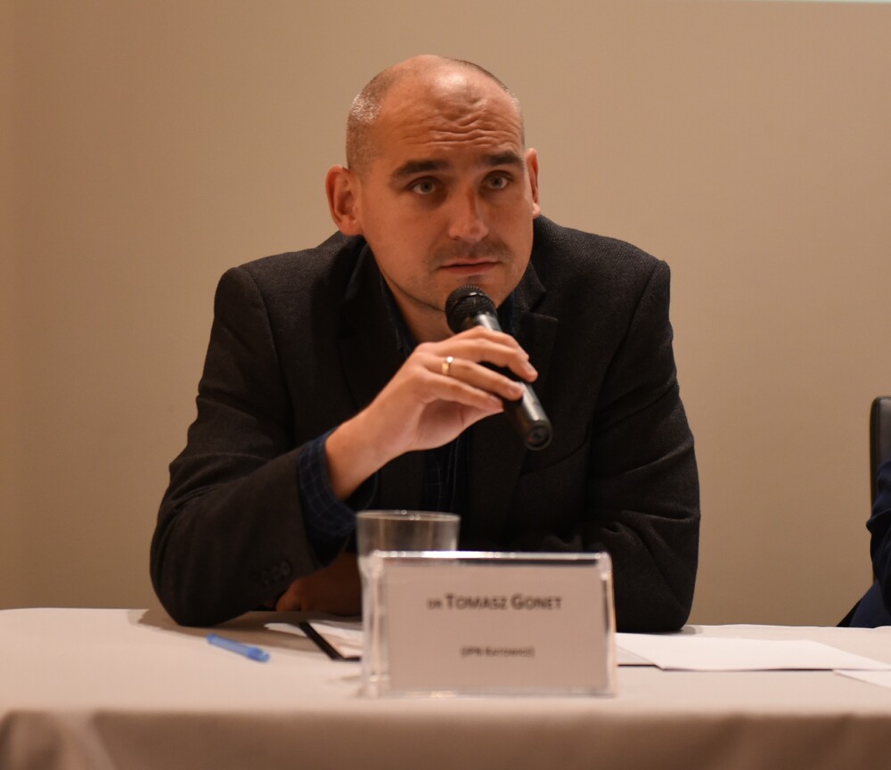 Konferencja „Dekret sierpniowy jako narzędzie sprawiedliwych rozliczeń ze zbrodniami okresu wojny i okupacji?”. Fot. Monika Kobylańska/IPN