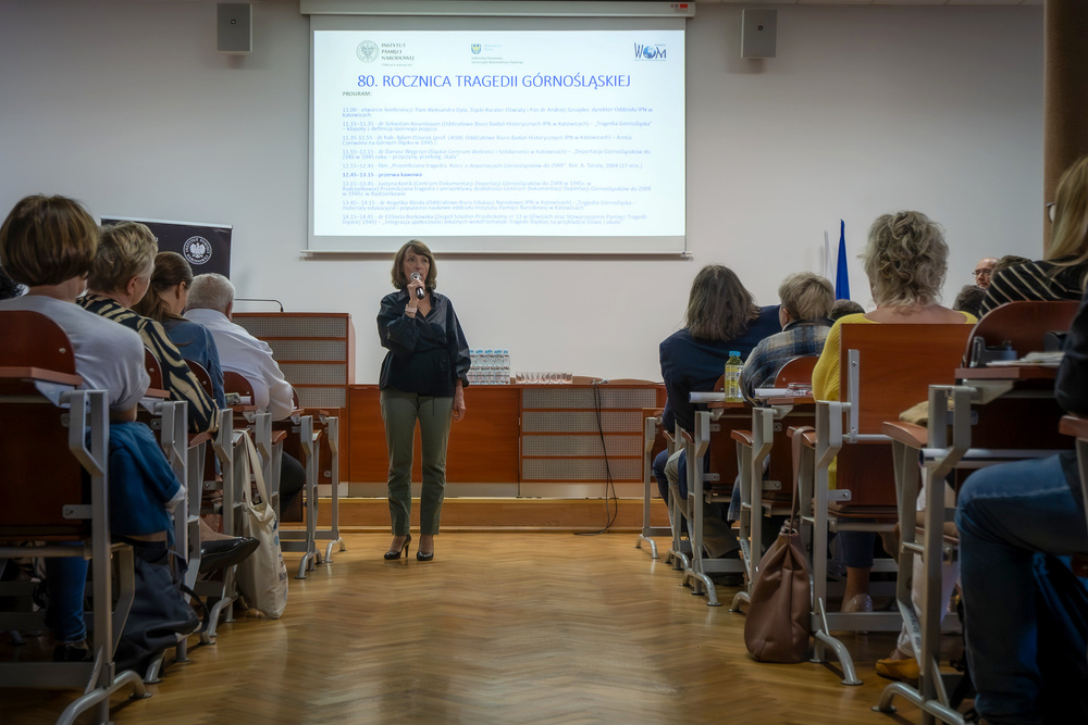 Konferencja dla nauczycieli „80. rocznica Tragedii Górnośląskiej“ – Katowice, 25 września 2024. Fot.: IPN K. Łojko