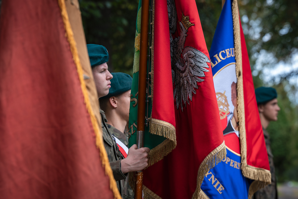 Upamiętnienie Józefa Korola, komendanta Związku Walki Zbrojnej Okręgu Śląskiego – Cieszyn, 27 września 2024. Fot.: IPN K. Łojko.