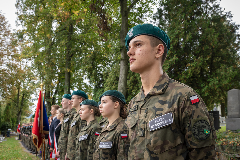 Upamiętnienie Józefa Korola, komendanta Związku Walki Zbrojnej Okręgu Śląskiego – Cieszyn, 27 września 2024. Fot.: IPN K. Łojko.
