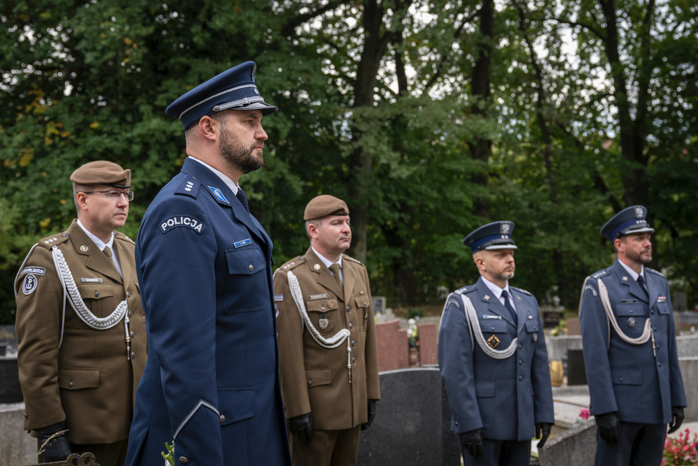 Upamiętnienie Józefa Korola, komendanta Związku Walki Zbrojnej Okręgu Śląskiego – Cieszyn, 27 września 2024. Fot.: IPN K. Łojko.