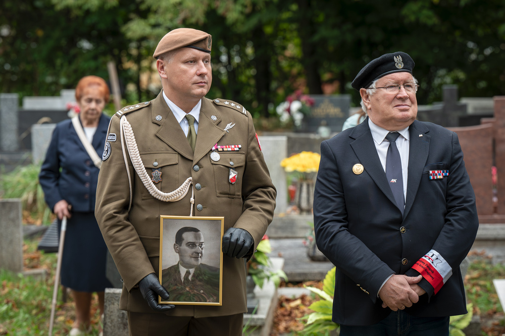 Upamiętnienie Józefa Korola, komendanta Związku Walki Zbrojnej Okręgu Śląskiego – Cieszyn, 27 września 2024. Fot.: IPN K. Łojko.