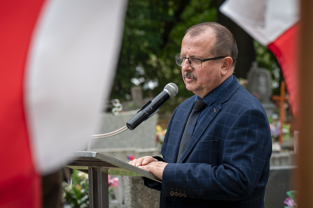 Upamiętnienie Józefa Korola, komendanta Związku Walki Zbrojnej Okręgu Śląskiego – Cieszyn, 27 września 2024. Fot.: IPN K. Łojko.