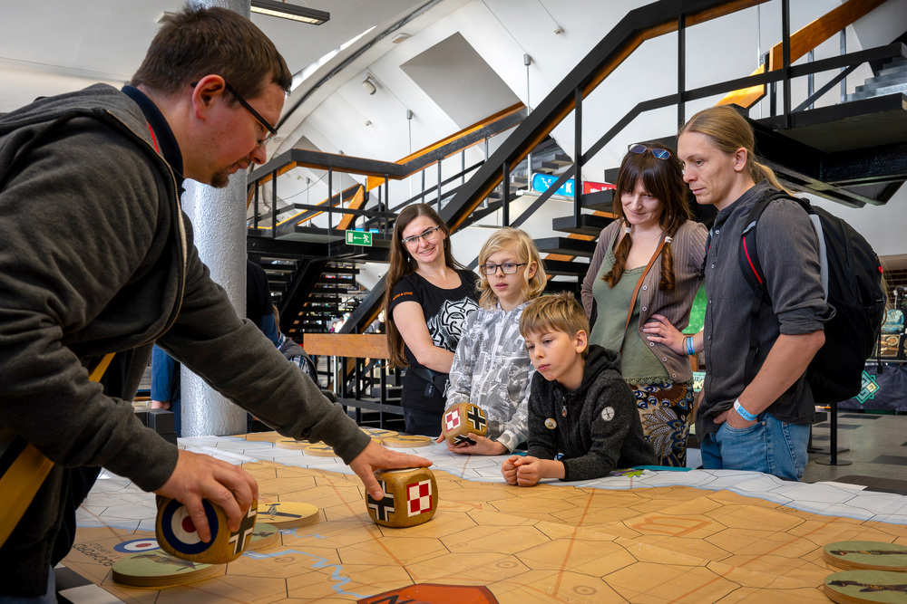 Instytut Pamięci Narodowej podczas Planszówek w Spodku – Katowice, 28-29 września 2024. Fot.: IPN K. Łojko