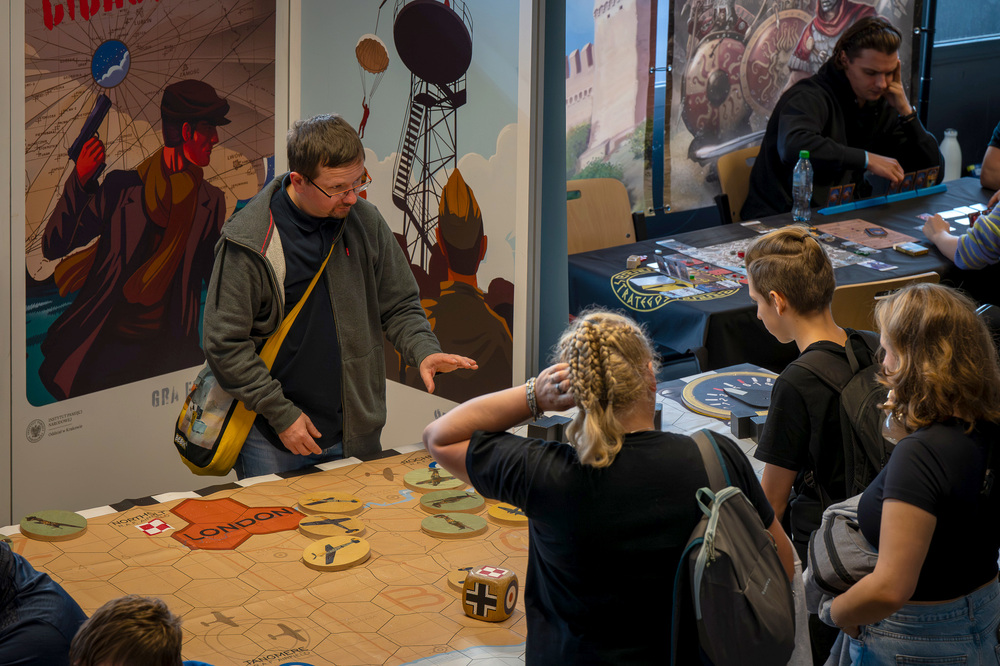 Instytut Pamięci Narodowej podczas Planszówek w Spodku – Katowice, 28-29 września 2024. Fot.: IPN K. Łojko