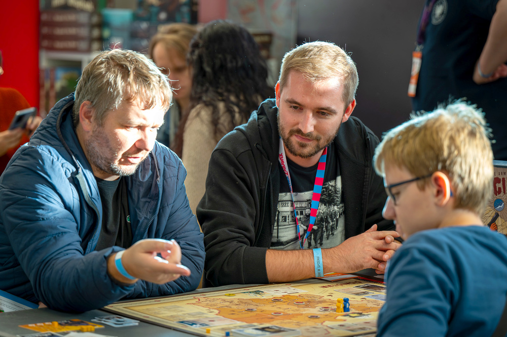 Instytut Pamięci Narodowej podczas Planszówek w Spodku – Katowice, 28-29 września 2024. Fot.: IPN K. Łojko