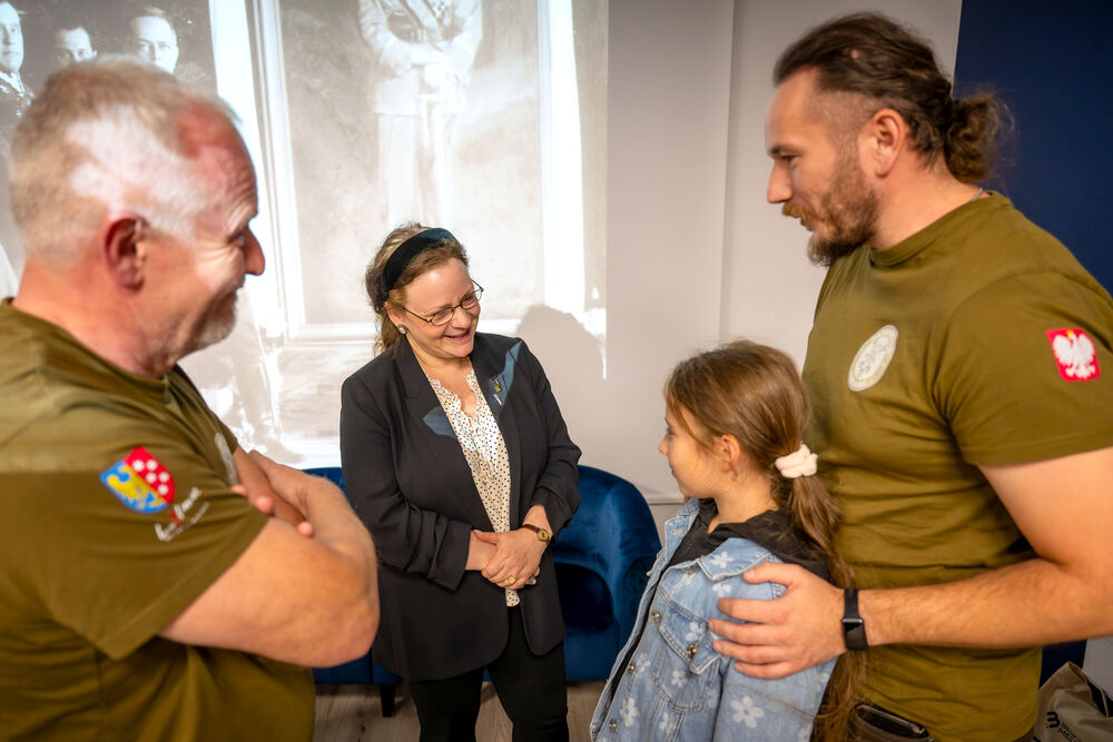 Wizyta Karoliny Maczek-Skillen, wnuczki gen. broni Stanisława Maczka w Polsce – Częstochowa, Katowice, 1-2 października 2024. Fot.: IPN K. Łojko