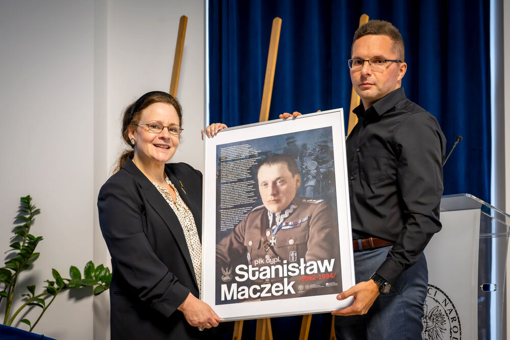 Wizyta Karoliny Maczek-Skillen, wnuczki gen. broni Stanisława Maczka w Polsce – Częstochowa, Katowice, 1-2 października 2024. Fot.: IPN K. Łojko