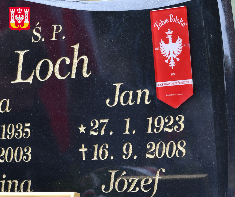 Uroczystość oznaczenia grobu powstańca śląskiego Józefa Locha znakiem pamięci „Tobie Polsko” w Inowrocławiu, 2 października 2024. Fot.; Urząd Miasta Inowrocławia