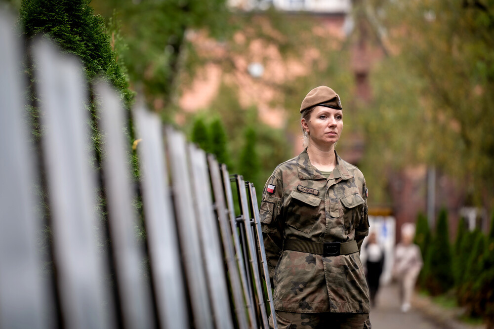 Uroczystość oznaczenia grobu śp. Tadeusza Szumańskiego znakiem pamięci „Grób weterana walk o wolności niepodległość Polski” – Katowice, 9 października 2024. Fot.: IPN K. Łojko