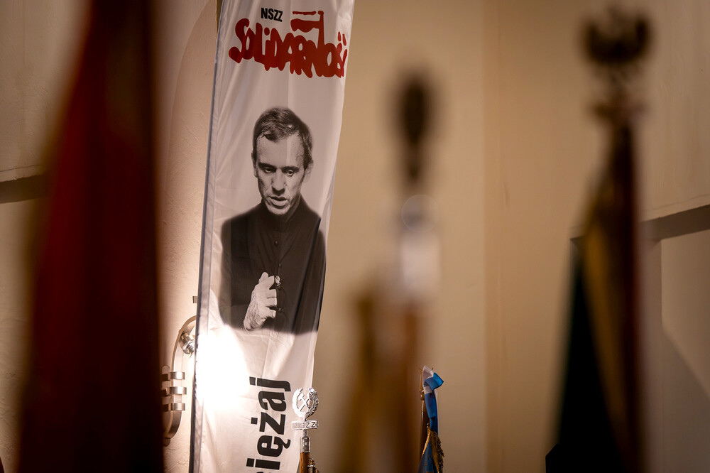 40. rocznica pobytu bł. ks. Jerzego Popiełuszki w kościele Braci Mniejszych Kapucynów pw. Podwyższenia Krzyża Świętego w Bytomiu – 6-8 październik 2024. Fot.: IPN K. Łojko