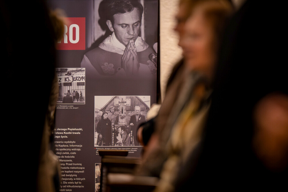 40. rocznica pobytu bł. ks. Jerzego Popiełuszki w kościele Braci Mniejszych Kapucynów pw. Podwyższenia Krzyża Świętego w Bytomiu – 6-8 październik 2024. Fot.: IPN K. Łojko