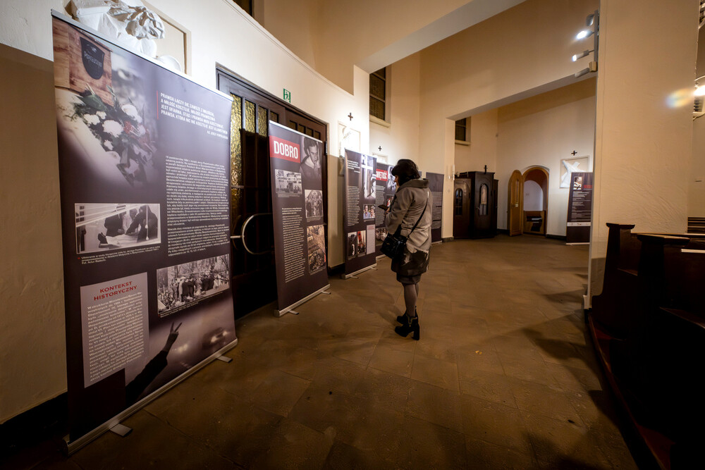 40. rocznica pobytu bł. ks. Jerzego Popiełuszki w kościele Braci Mniejszych Kapucynów pw. Podwyższenia Krzyża Świętego w Bytomiu – 6-8 październik 2024. Fot.: IPN K. Łojko