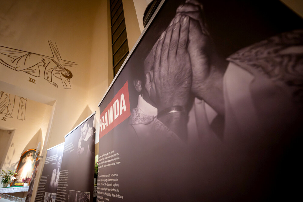 40. rocznica pobytu bł. ks. Jerzego Popiełuszki w kościele Braci Mniejszych Kapucynów pw. Podwyższenia Krzyża Świętego w Bytomiu – 6-8 październik 2024. Fot.: IPN K. Łojko