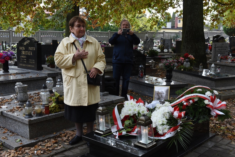 Uroczystość oznaczenia grobu powstańca śląskiego dr. Józefa Potyki znakiem pamięci „Tobie Polsko”. Fot. Monika Kobylańska/IPN