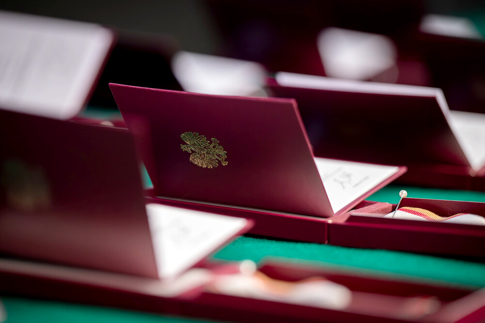 Uroczystość wręczenia Krzyży Wolności i Solidarności – Katowice, 17 października 2024. Fot.: IPN K. Łojko