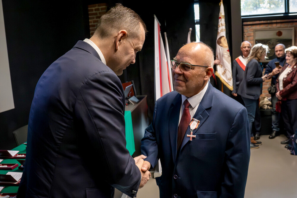 Uroczystość wręczenia Krzyży Wolności i Solidarności – Katowice, 17 października 2024. Fot.: IPN K. Łojko