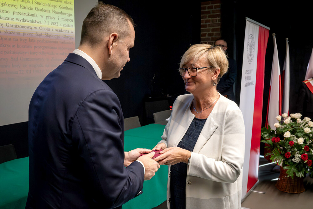 Uroczystość wręczenia Krzyży Wolności i Solidarności – Katowice, 17 października 2024. Fot.: IPN K. Łojko