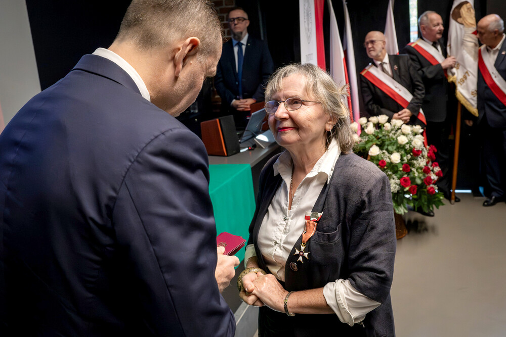 Uroczystość wręczenia Krzyży Wolności i Solidarności – Katowice, 17 października 2024. Fot.: IPN K. Łojko