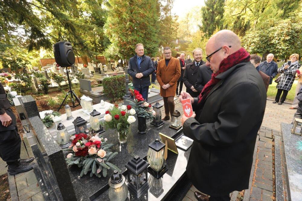 Uroczystość oznaczenia znakiem pamięci „Tobie Polsko” grobów powstańców śląskich w Pszczynie. Fot. Piotr Łapa UM Pszczyna