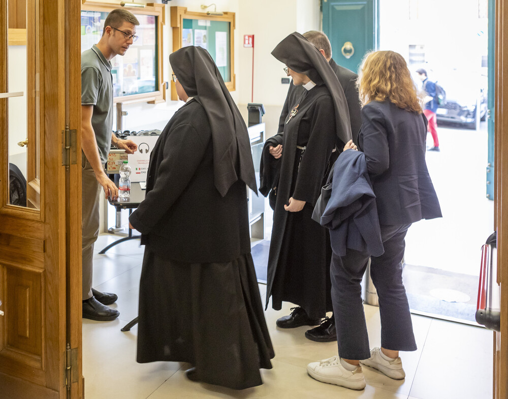 Konferencja "Da questa morte nacque del bene” – „Z tej śmierci narodziło się dobro” – Rzym, 15 października 2024. Fot.: Roman Koszowski (Gość Niedzielny)