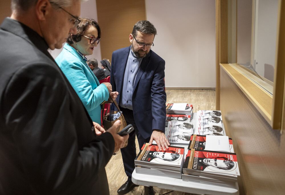 Konferencja "Da questa morte nacque del bene” – „Z tej śmierci narodziło się dobro” – Rzym, 15 października 2024. Fot.: Roman Koszowski (Gość Niedzielny)