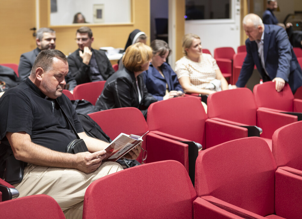 Konferencja "Da questa morte nacque del bene” – „Z tej śmierci narodziło się dobro” – Rzym, 15 października 2024. Fot.: Roman Koszowski (Gość Niedzielny)