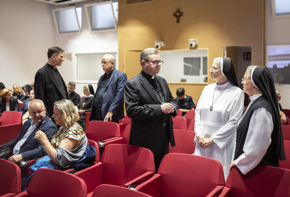 Konferencja "Da questa morte nacque del bene” – „Z tej śmierci narodziło się dobro” – Rzym, 15 października 2024. Fot.: Roman Koszowski (Gość Niedzielny)