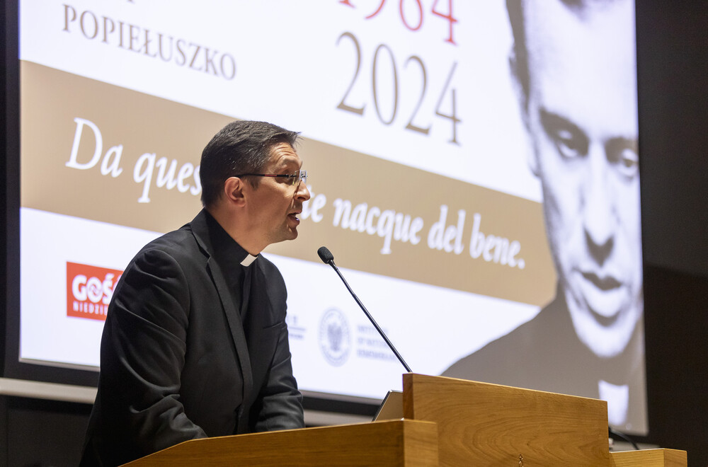 Konferencja "Da questa morte nacque del bene” – „Z tej śmierci narodziło się dobro” – Rzym, 15 października 2024. Fot.: Roman Koszowski (Gość Niedzielny)