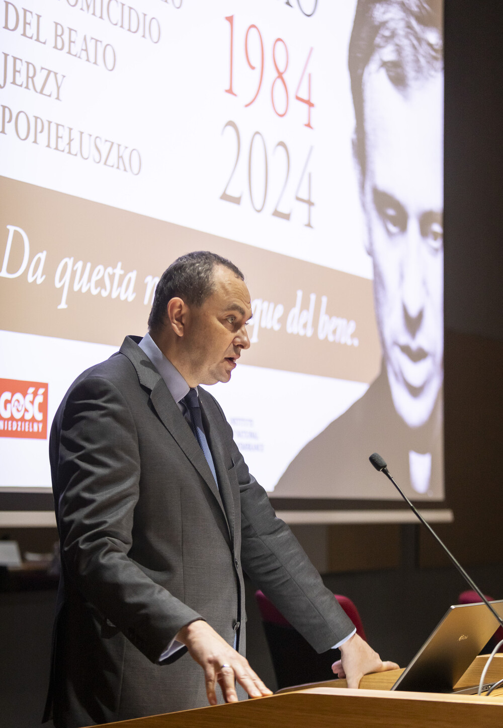 Konferencja "Da questa morte nacque del bene” – „Z tej śmierci narodziło się dobro” – Rzym, 15 października 2024. Fot.: Roman Koszowski (Gość Niedzielny)