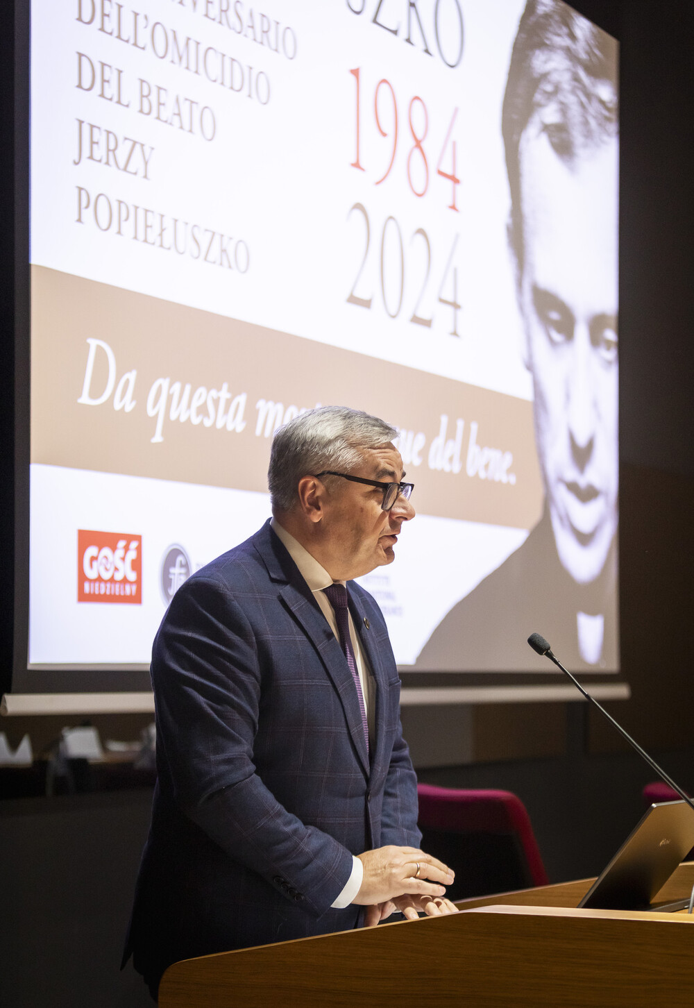 Konferencja "Da questa morte nacque del bene” – „Z tej śmierci narodziło się dobro” – Rzym, 15 października 2024. Fot.: Roman Koszowski (Gość Niedzielny)