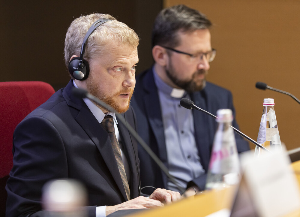 Konferencja "Da questa morte nacque del bene” – „Z tej śmierci narodziło się dobro” – Rzym, 15 października 2024. Fot.: Roman Koszowski (Gość Niedzielny)