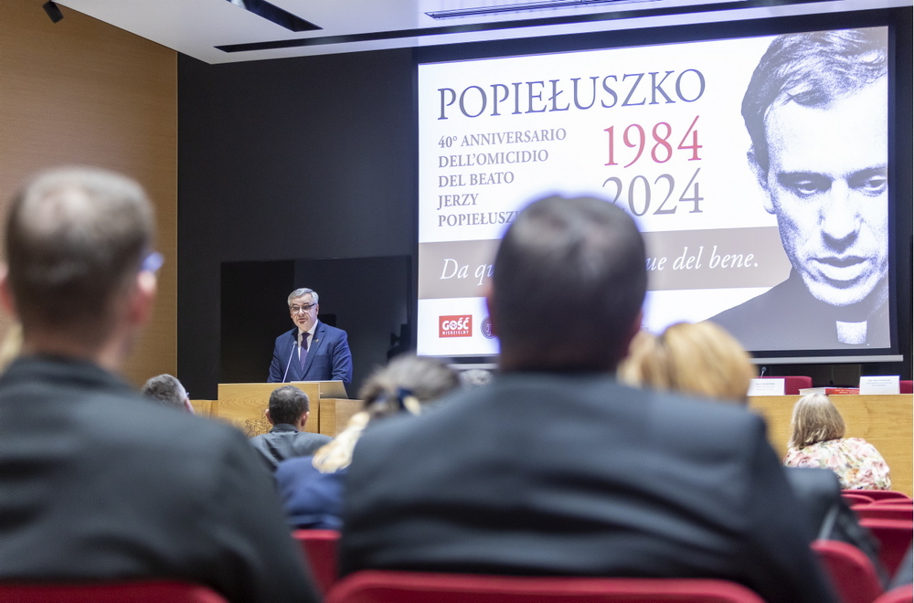 Konferencja "Da questa morte nacque del bene” – „Z tej śmierci narodziło się dobro” – Rzym, 15 października 2024. Fot.: Roman Koszowski (Gość Niedzielny)