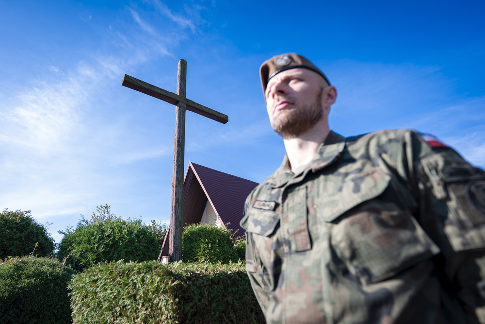 Uroczystość oznaczenia znakiem pamięci „Tobie Polsko” grobu powstańca śląskiego Nikodema Wacławczyka – Żory, 21 października 2024. Fot.: IPN K. Łojko