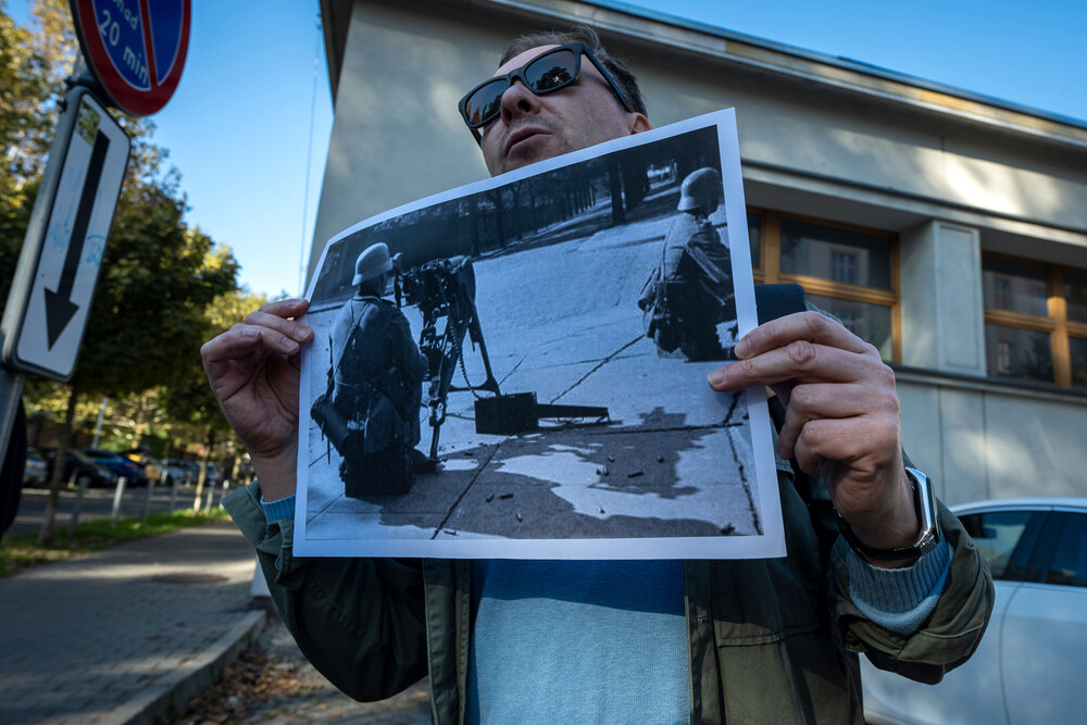 Spacer edukacyjny z IPN i zapalenie zniczy w ramach XVI edycji akcji medialno-edukacyjnej IPN: „Zapal znicz pamięci” – Katowice, 22 października 2024. Fot.: IPN K. Łojko