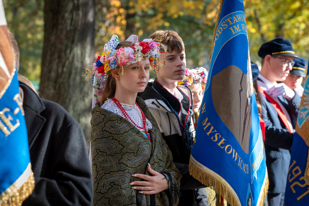 Upamiętnienie Wojciecha Korfantego w 106. rocznicę jego przemowy w Reichstagu – Katowice, 25 października 2024. Fot.: IPN K. Łojko