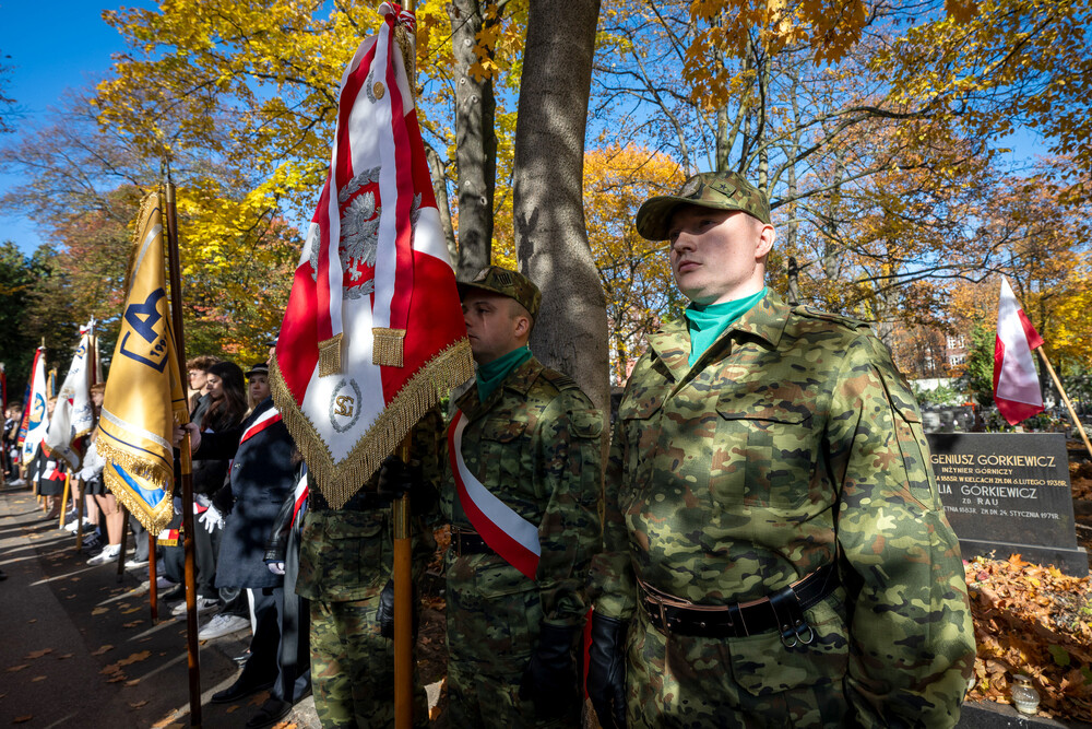 Upamiętnienie Wojciecha Korfantego w 106. rocznicę jego przemowy w Reichstagu – Katowice, 25 października 2024. Fot.: IPN K. Łojko