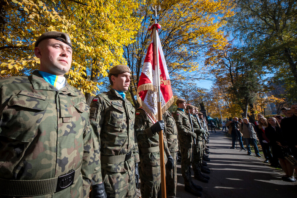 Upamiętnienie Wojciecha Korfantego w 106. rocznicę jego przemowy w Reichstagu – Katowice, 25 października 2024. Fot.: IPN K. Łojko