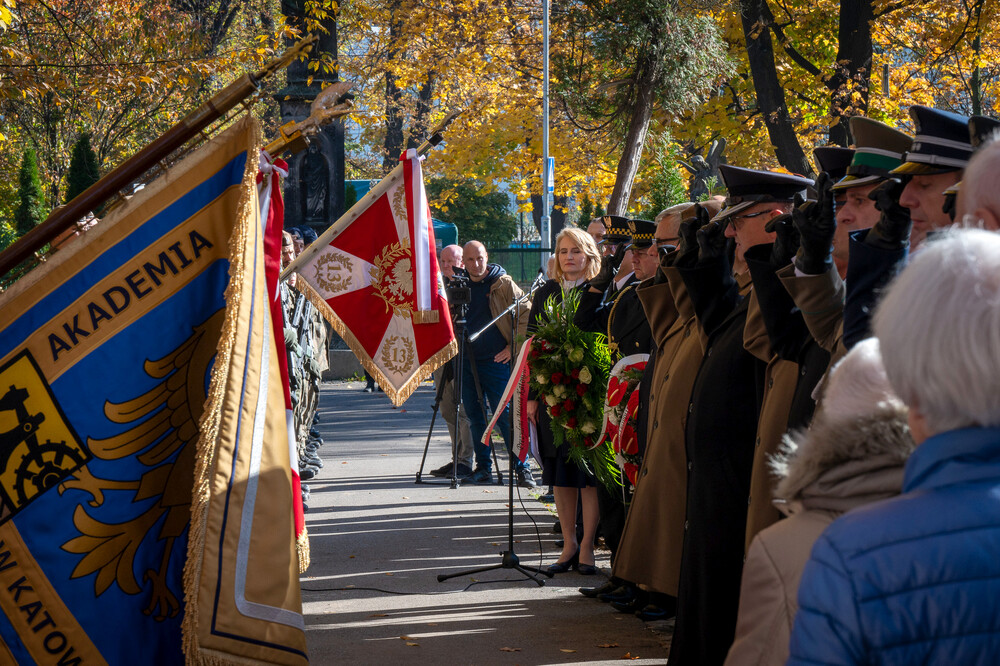 Upamiętnienie Wojciecha Korfantego w 106. rocznicę jego przemowy w Reichstagu – Katowice, 25 października 2024. Fot.: IPN K. Łojko