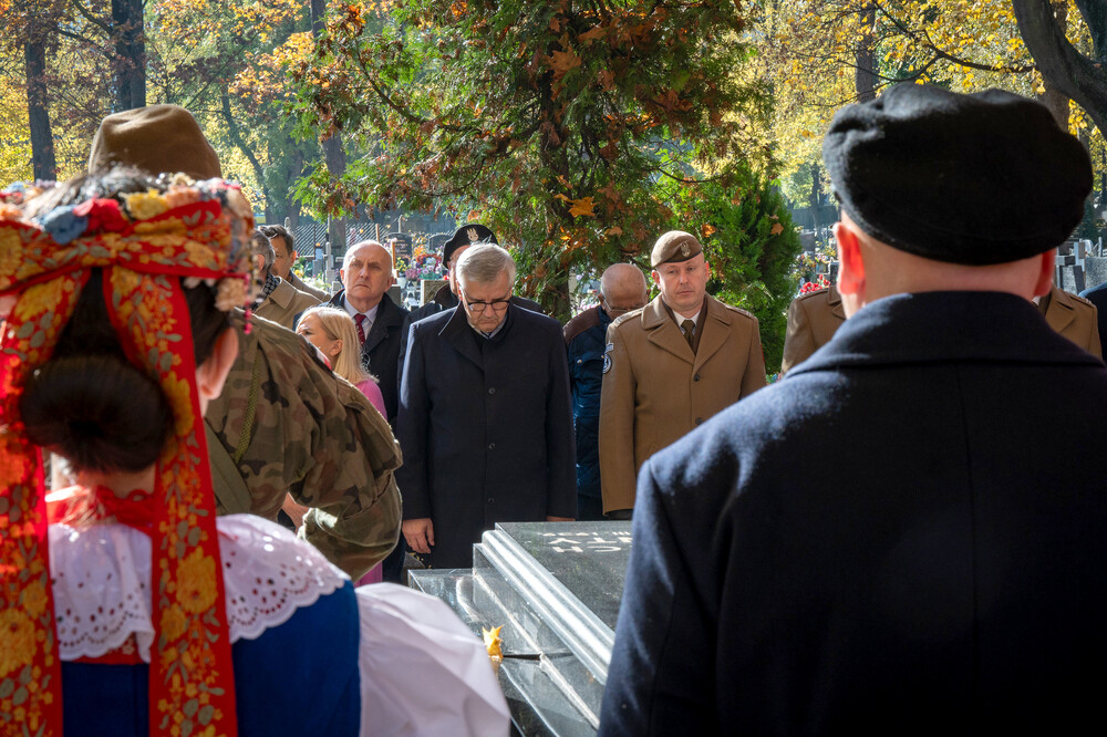 Upamiętnienie Wojciecha Korfantego w 106. rocznicę jego przemowy w Reichstagu – Katowice, 25 października 2024. Fot.: IPN K. Łojko