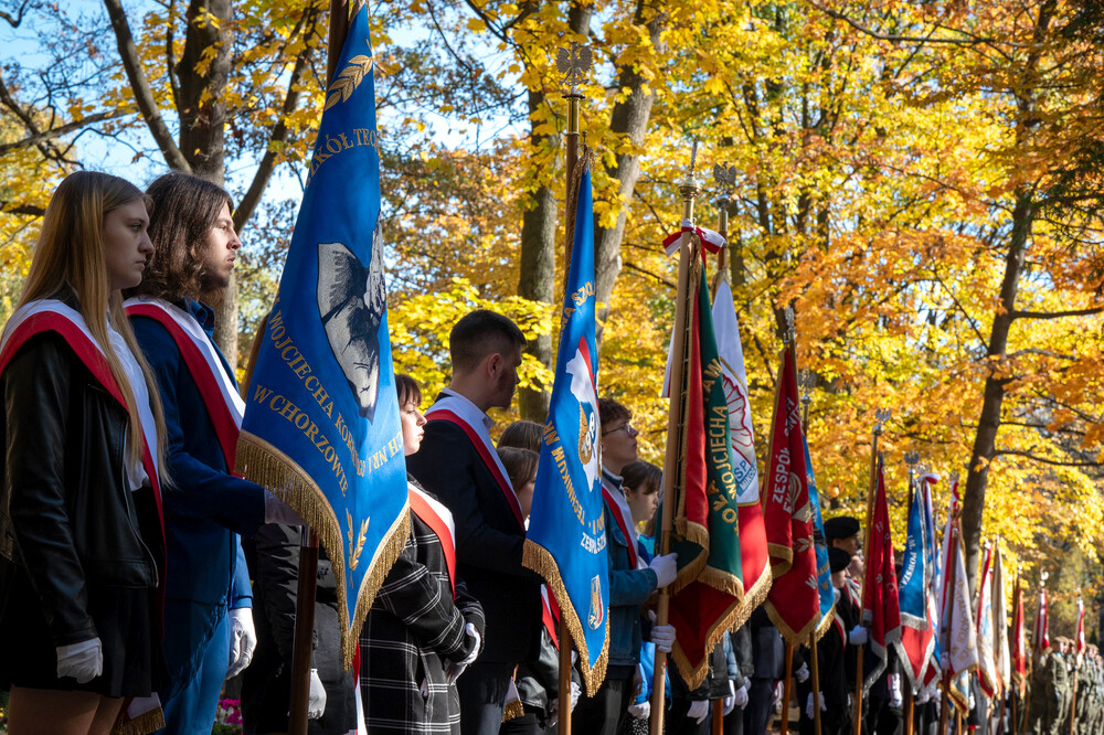 Upamiętnienie Wojciecha Korfantego w 106. rocznicę jego przemowy w Reichstagu – Katowice, 25 października 2024. Fot.: IPN K. Łojko