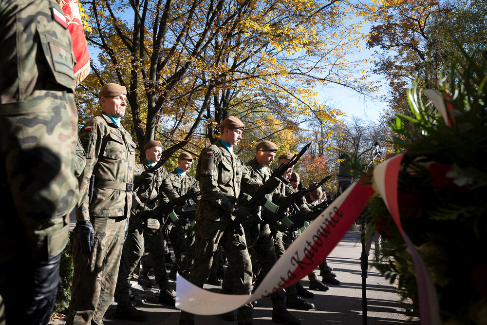 Upamiętnienie Wojciecha Korfantego w 106. rocznicę jego przemowy w Reichstagu – Katowice, 25 października 2024. Fot.: IPN K. Łojko