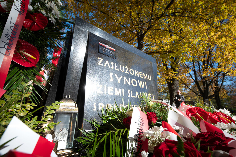 Upamiętnienie Wojciecha Korfantego w 106. rocznicę jego przemowy w Reichstagu – Katowice, 25 października 2024. Fot.: IPN K. Łojko